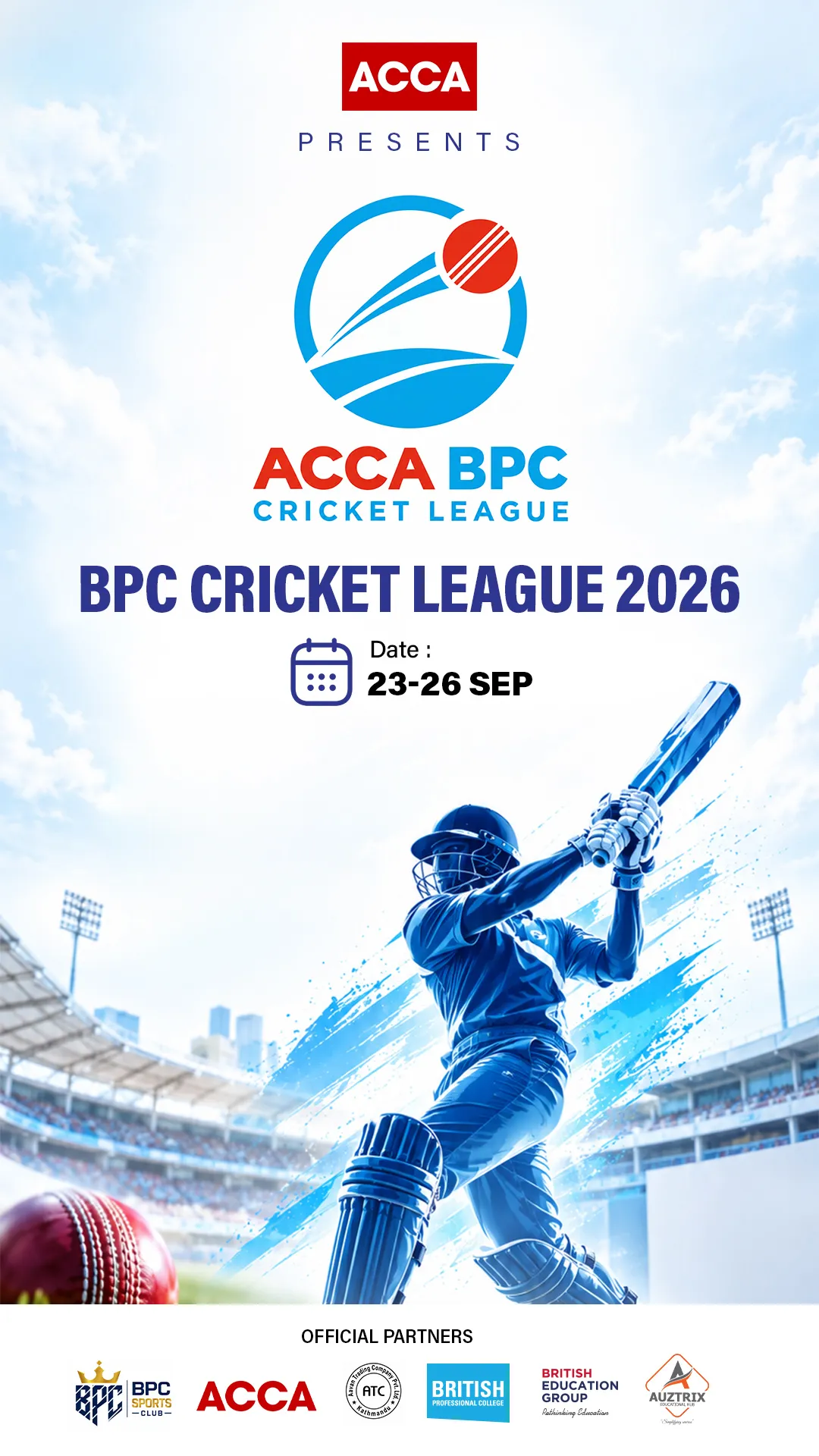 British Professional College to Hosts ACCA Cricket League 2026 in Kathmandu